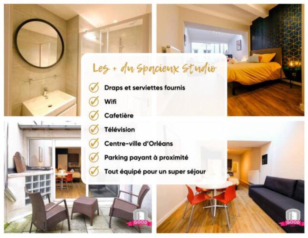 Appartamento Spacieux Studio Neuf Orléans Centre Esterno foto